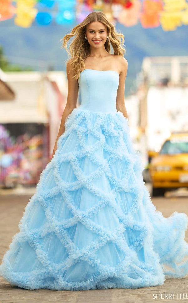 Sherri Hill 55598 Light Blue