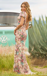 Sherri Hill 55617 Bright-Pink-Print