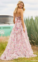 Sherri Hill 55623 Ivory Print