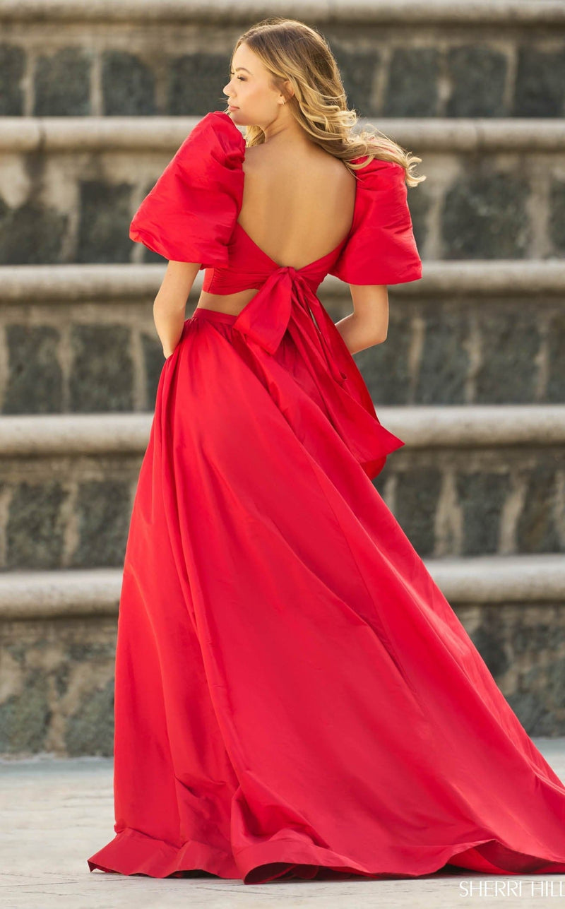 Sherri Hill 55630 Dress Red