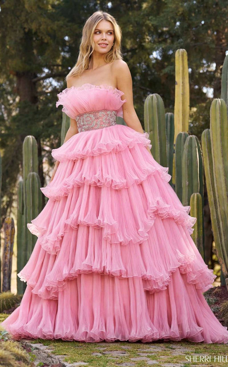 Sherri Hill 55635 Dress Candy-Pink