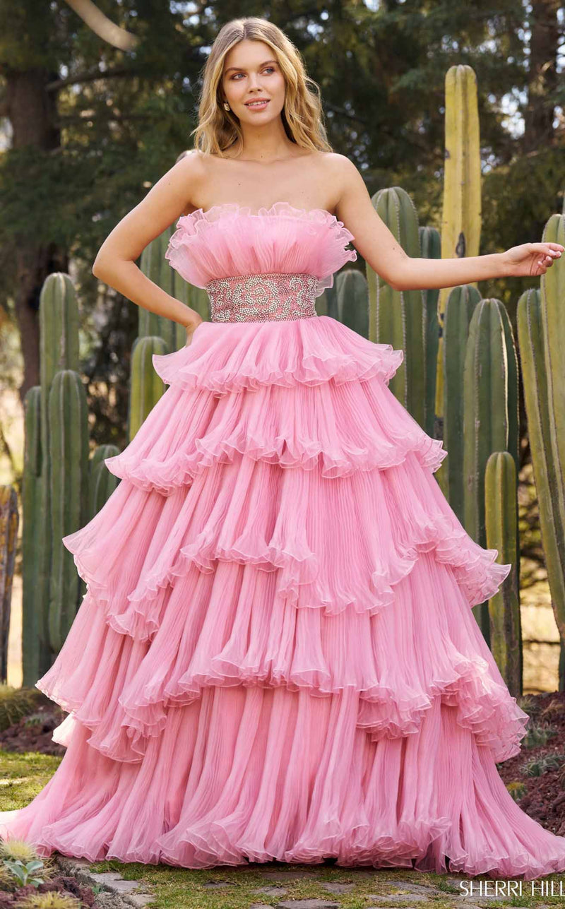 Sherri Hill 55635 Dress Candy-Pink