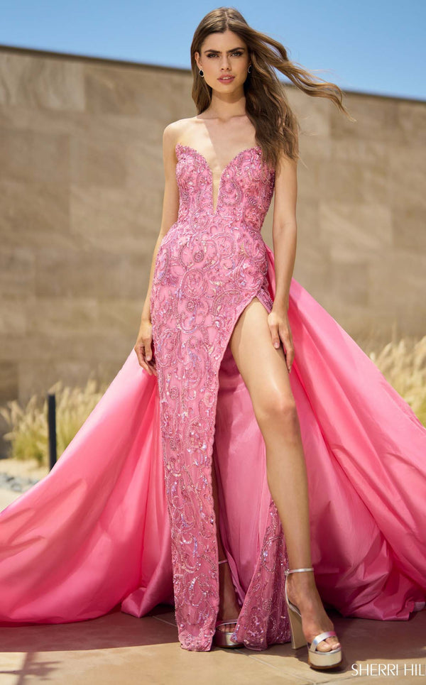 Sherri Hill 55638 Dress Candy-Pink