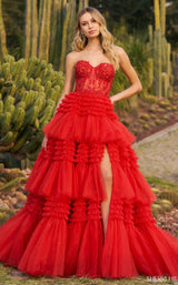Sherri Hill 55682 Dress Red