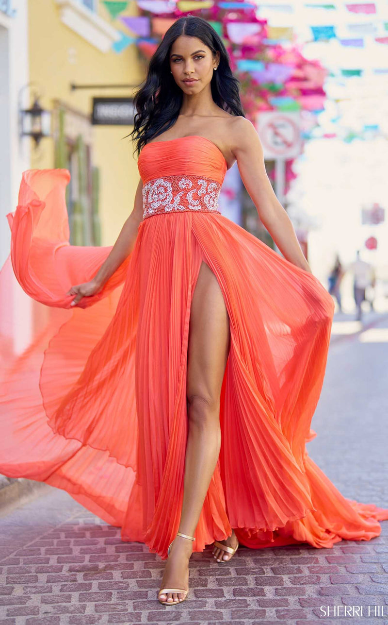 Sherri Hill 55753 Dress Orange