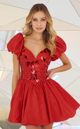 Sherri Hill 55772 Dress Red