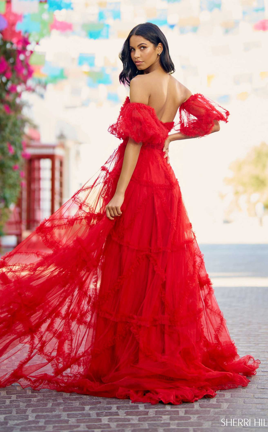 Sherri Hill 55840 Dress Red