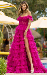 Sherri Hill 55850 Dress Fuchsia