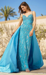 Sherri Hill 55935 Dress Turquoise
