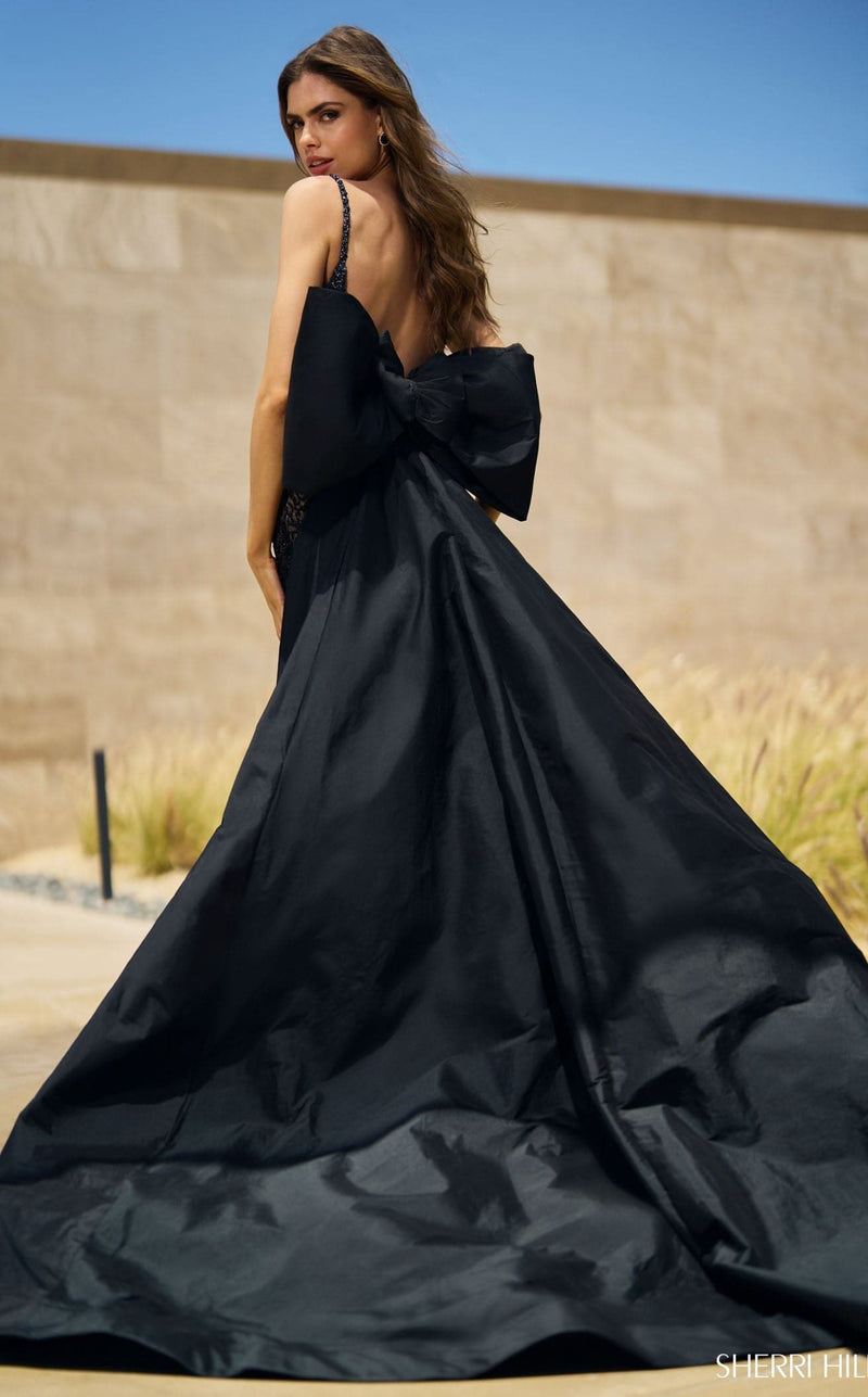 Sherri Hill 55937 Dress Black-Nude