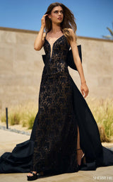 Sherri Hill 55937 Dress Black-Nude
