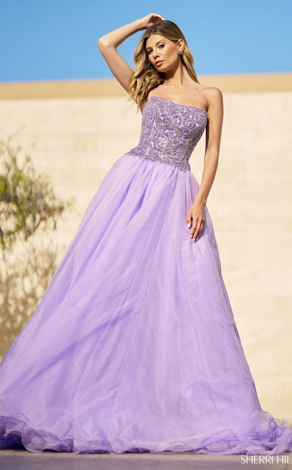 Sherri Hill 55947 Dress Lilac