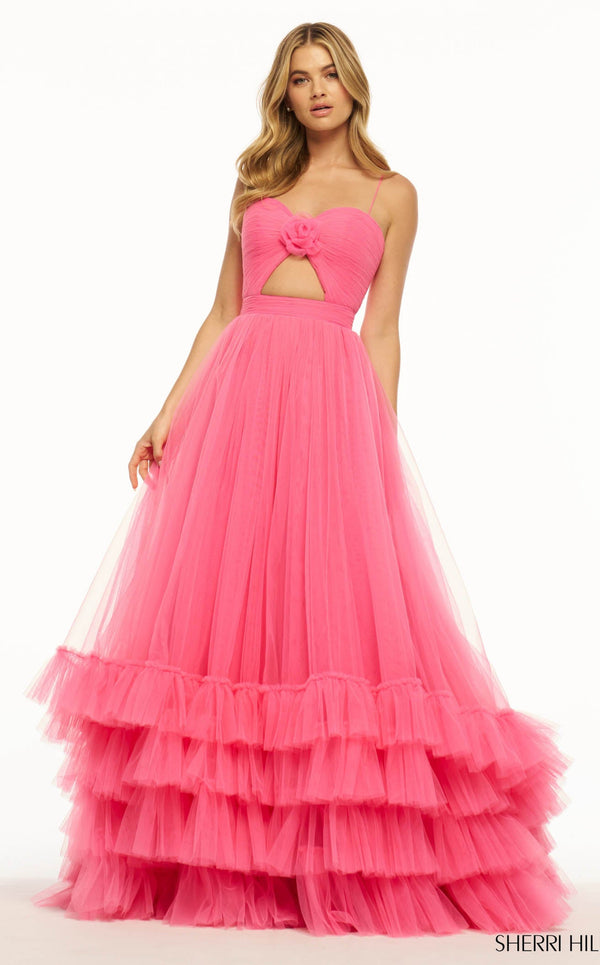 Sherri Hill 55982 Candy Pink