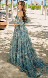 Sherri Hill 56008 Green Print