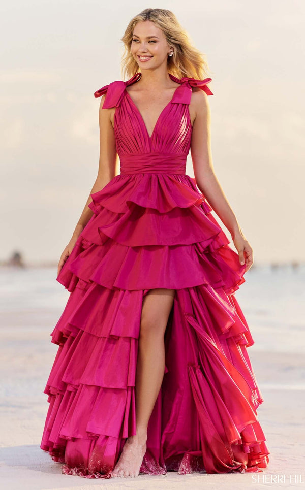 Sherri Hill 56035 Fuchsia