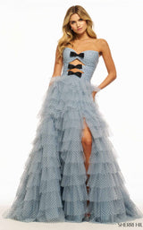 Sherri Hill 56036 Blue/Black