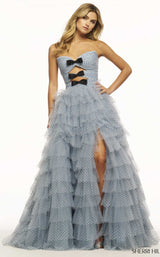 Sherri Hill 56036 Blue/Black