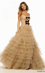 Sherri Hill 56036 Nude-Black