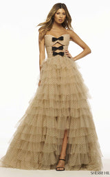 Sherri Hill 56036 Nude-Black