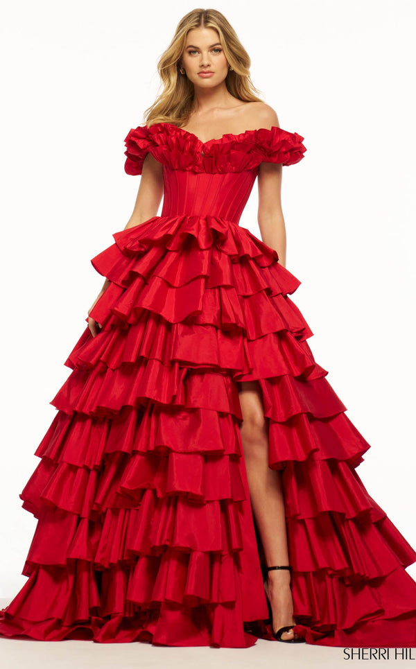 Sherri Hill 56039 Red