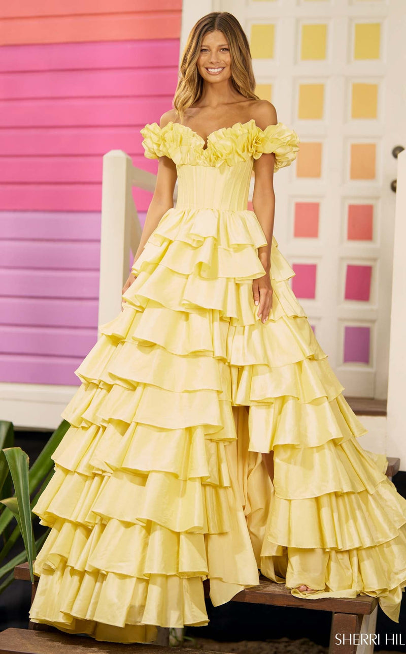 Sherri Hill 56039 Yellow