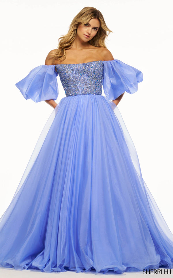 Sherri Hill 56052 Periwinkle