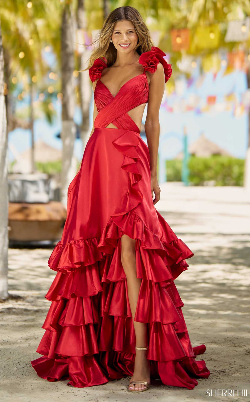 Sherri Hill 56057 Red