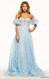 Sherri Hill 56073 Light Blue