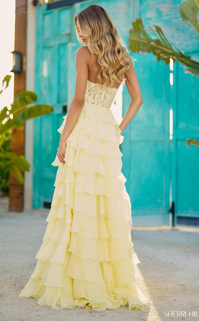 yellow prom dress sherri hill Shop 56379 Sweetheart Neckline Ball Gowns Taffeta Fabric Long Evening Gown Dress Sherri Hill 2024 B Chic Fashions The peek Sherri Hill 57710 Dress |
