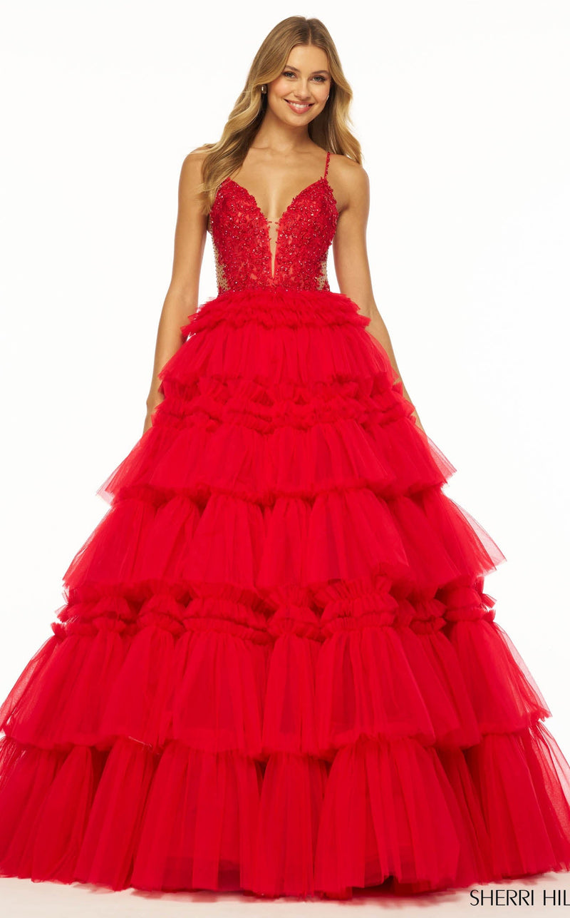 Sherri Hill 56102 Red