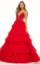 Sherri Hill 56102 Red