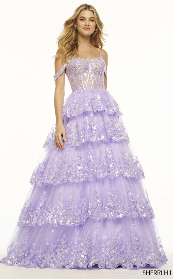 Sherri Hill 56104 Lilac