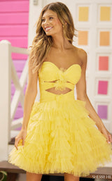 Sherri Hill 56114 Yellow