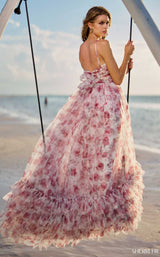 Sherri Hill 56172 Rose Print