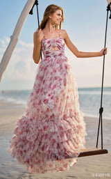 Sherri Hill 56172 Rose Print