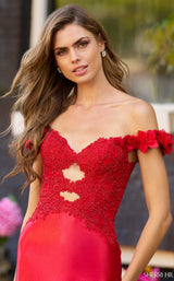 Sherri Hill 56200 Red/Red