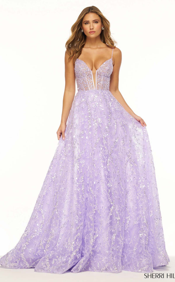 Sherri Hill 56212 Lilac