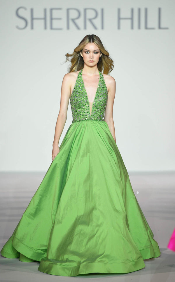 Sherri Hill 56213 Chartreuse