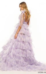 Sherri Hill 56242 Lilac Print