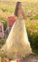 Sherri Hill 56279 Yellow Print