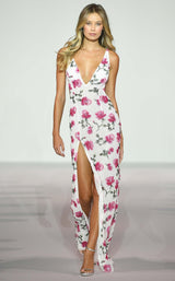 Sherri Hill 56300 Pink Print