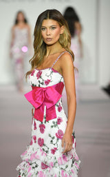 Sherri Hill 56321 Pink Print