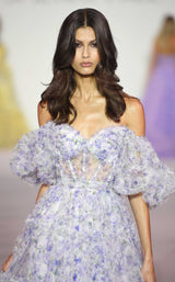 Sherri Hill 56336 Lilac Print