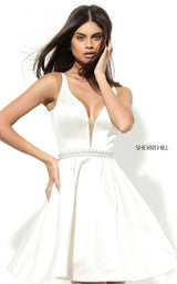 Sherri Hill 50495 Ivory