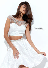 Sherri Hill 50499 Ivory