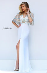 Sherri Hill 50591 Ivory/Multi
