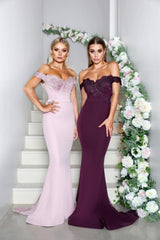 Portia and Scarlett Sienna Gown Plum