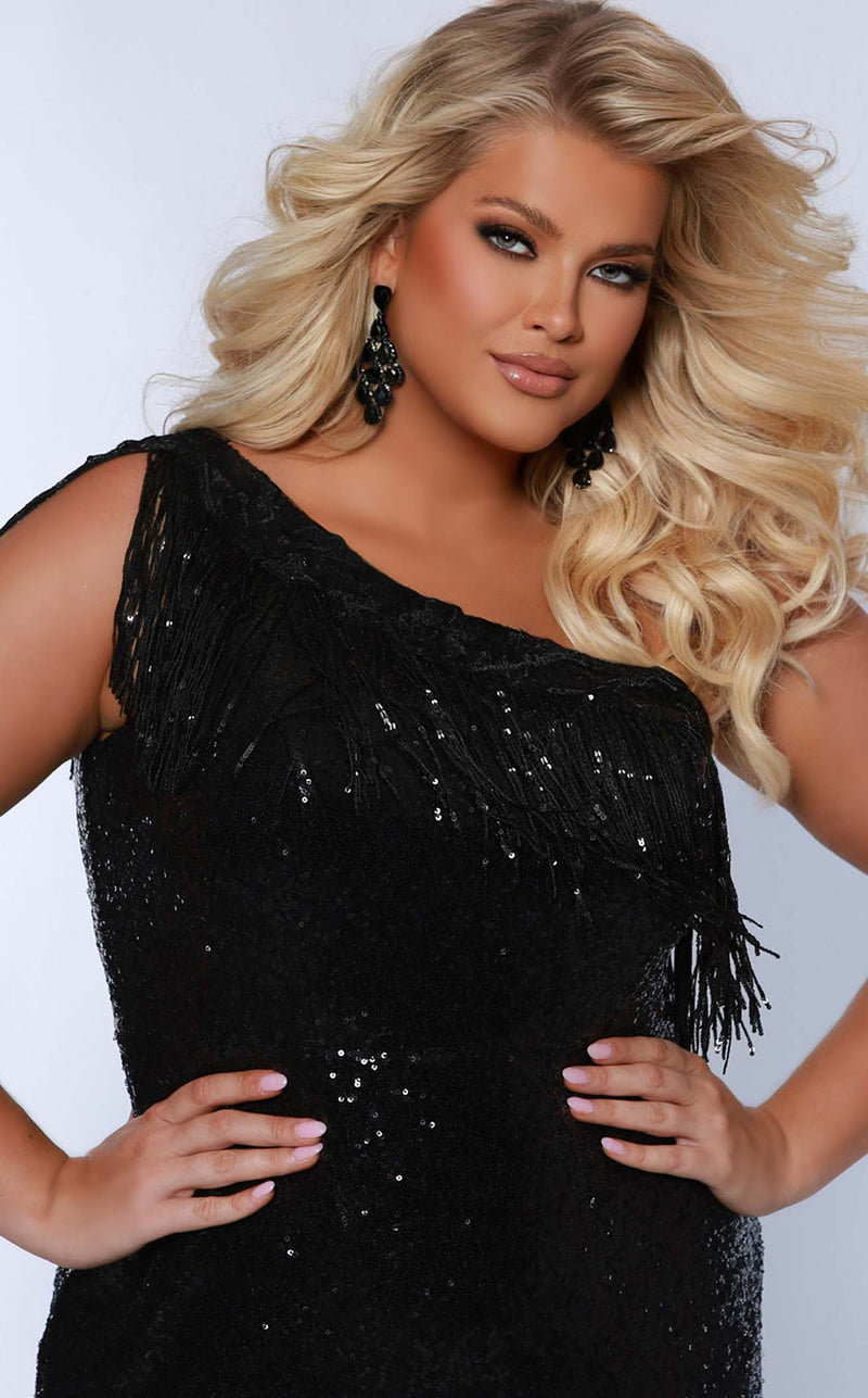 Sydneys Closet SC7391 Black/Black
