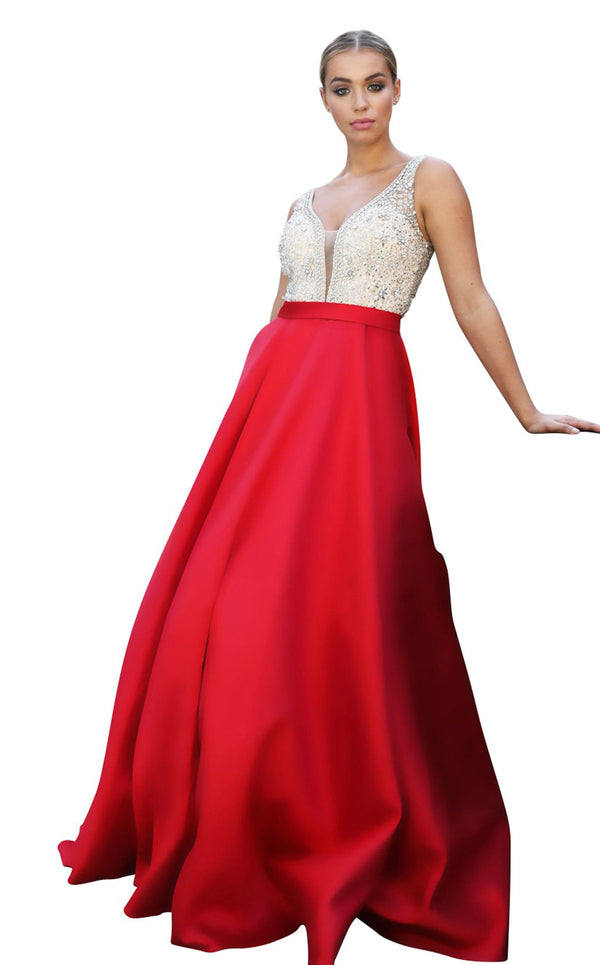 Tina Holly Couture T19601 Red