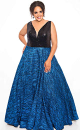 Sydneys Closet TE2041 Black-Topaz